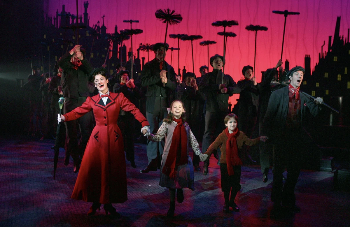 Schwa performing in Mary Poppins on Broadway